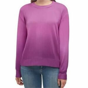 Splendid Soft Ombre Dip Dye Pullover Top Lightweight Sweater Size XL Purple